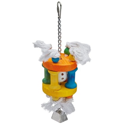 AE Cage Company Happy Beaks Ball in Solitude Assorted Bird Toy - 1 count