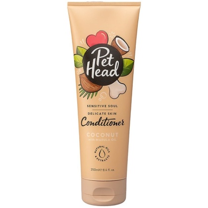 Pet Head Sensitive Soul Delicate Skin Conditioner for Dogs Coconut with Marula Oil - 8.4 oz