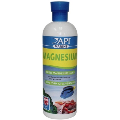 API Marine Magnesium Raises Magnesium Levels in Reef Aquariums - 16 oz