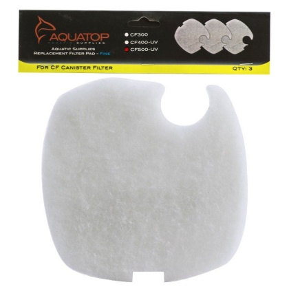 Aquatop Replacement Fine Filter Pads - For CF500-UV - Fine (3 Pack)