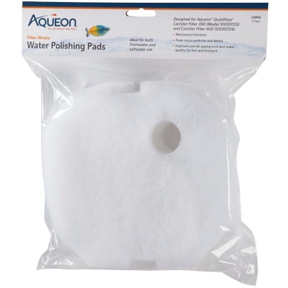 Aqueon Water Polishing Pads - Large - 2 Count