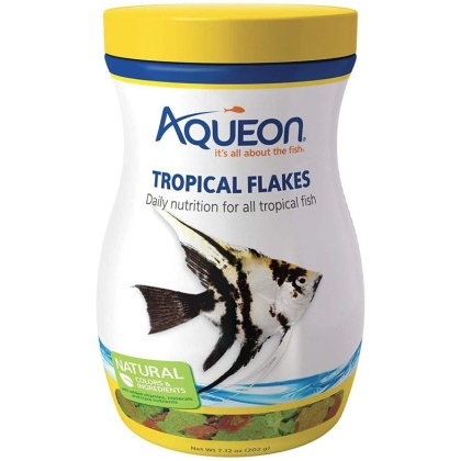 Aqueon Tropical Flakes Fish Food - 7.12 oz