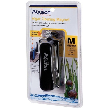 Aqueon Algae Cleaning Magnet - Medium - (Up to 125 Gallons or 3/8\