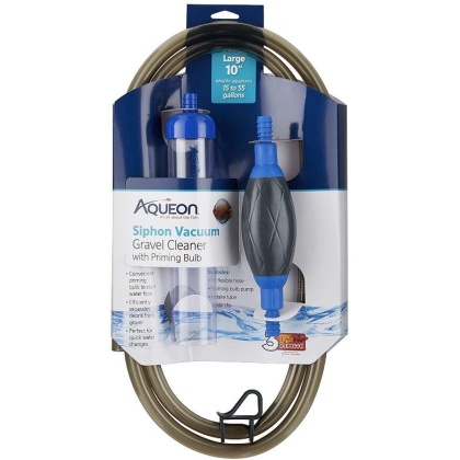 Aqueon Siphon Vacuum Gravel Cleaner with Priming Bulb - Large - 10\