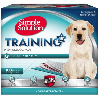 Simple Solution Training Premium Dog Pads - 24