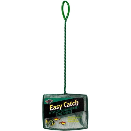 Blue Ribbon Pet Easy Catch Coarse Nylon Aquarium Net with Extra Long Handle - 1 count (8
