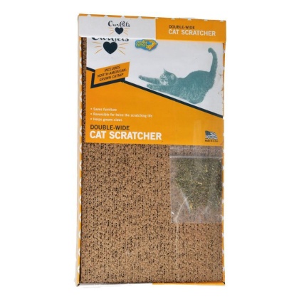 OurPets Cosmic Catnip Cosmic Double Wide Cardboard Scratching Post - 20\