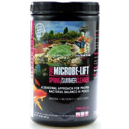 Microbe-Lift Spring & Summer Cleaner for Ponds - 1 lb (Treats over 800 Gallons)