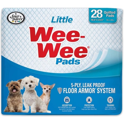 Four Paws Wee Wee Pads for Little Dogs - 28 Pack (22