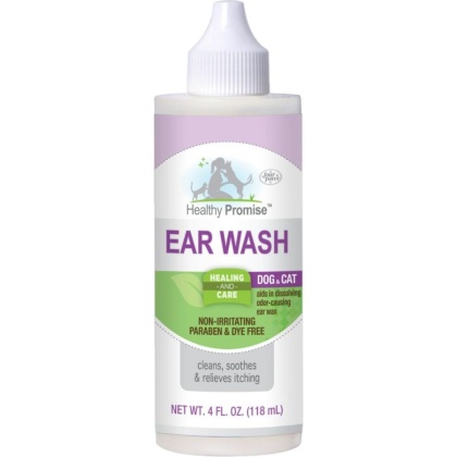Four Paws Healthy Promise Dog and Cat Ear Wash - 4 oz