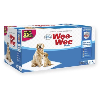 Four Paws Wee Wee Pads Original - 100 Pack - Box (22
