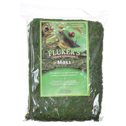 Fluker\'s Green Sphagnum Moss - Large (8 Dry Quarts)