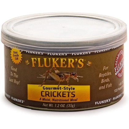 Flukers Gourmet Style Canned Crickets - 1.2 oz