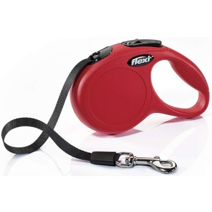 Flexi Classic Red Retractable Dog Leash - X-Small 10' Long