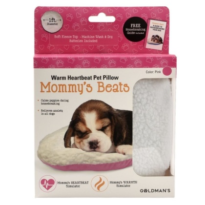 Goldmans Mommys Beats Warm Heartbeat Pet Pillow Pink - 1 count