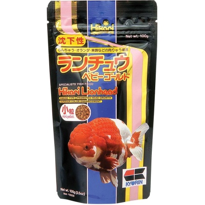Hikari Lionhead Sinking Fish Food - 3.5 oz