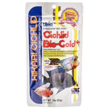 Hikari Cichlid Bio-Gold + (Mini Pellet) - 2 oz