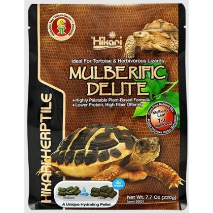 Hikari Herptile Mulberific Delite Tortoise Food - 7.7 oz