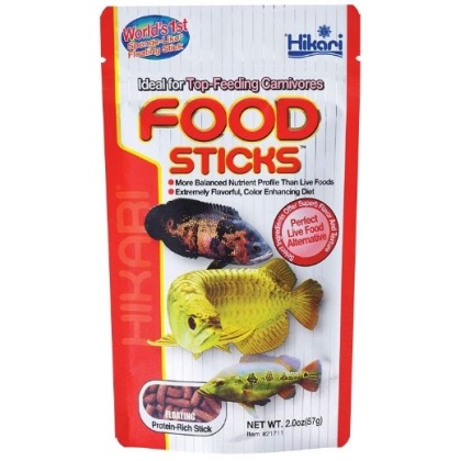 Hikari Food Sticks for Top Feeding Carnivorous Fish - 2 oz