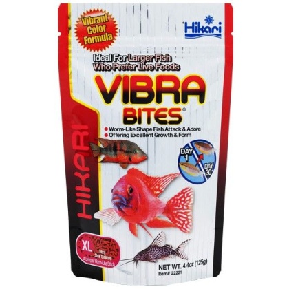 Hikari Vibra Bites Extra Large Tropical Fish Food - 4.4 oz