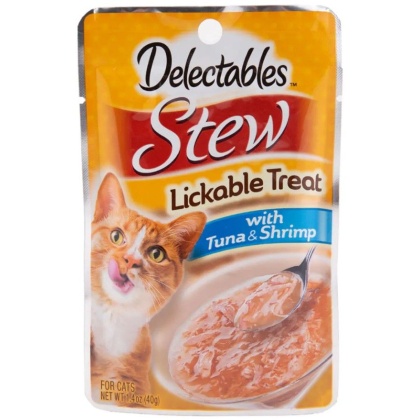 Hartz Delectables Stew Lickable Cat Treats - Tuna & Shrimp - 1.4 oz