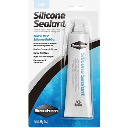 Seachem Silicone Sealant Clear - 3 oz