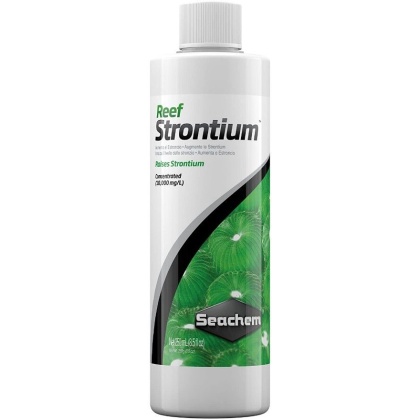 Seachem Reef Strontium Raises Strontium for Aquariums - 8.5 oz