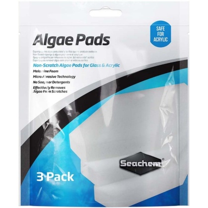 Seachem Non-Scratch Algae Pads for Glass and Acrylic 25mm Thick - 3 count