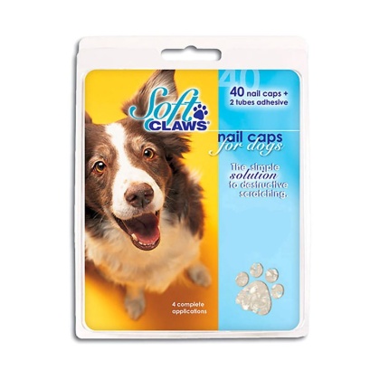 Soft Claws Nail Caps for Cats and Dogs Natural - X-Large