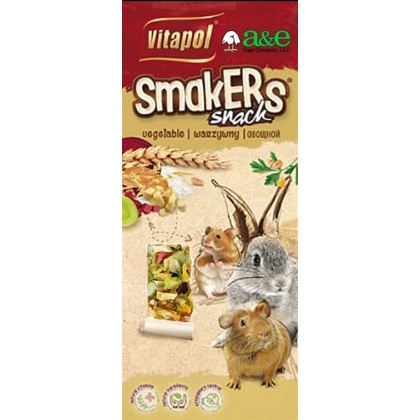 A&E Cage Company Smakers Vegetable Sticks for Small Animals - 2 count