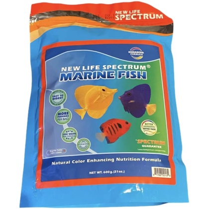 New Life Spectrum Marine Fish Food Regular Sinking Pellets - 600 g