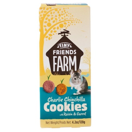 Tiny Friends Farm Charlie Chinchilla Cookies with Raisin & Carrot - 4.2 oz
