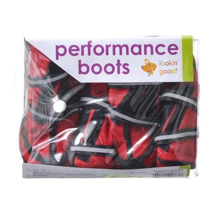 Fashion Pet Performance Waterproof Fleece Dog Boots - Red - Small - 3.25\