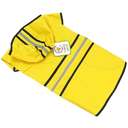 Fashion Pet Rainy Day Dog Slicker - Yellow - Large (19\