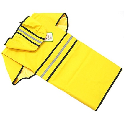 Fashion Pet Rainy Day Dog Slicker - Yellow - XX-Large (29\