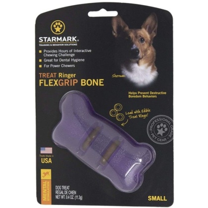 Starmark Flexigrip Ringer Bone Small - 1 count