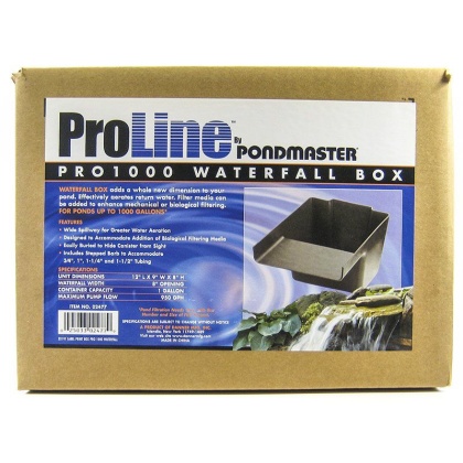 Pondmaster Pro Series Pond Biological Filter & Waterfall - Pro 1000 - (12