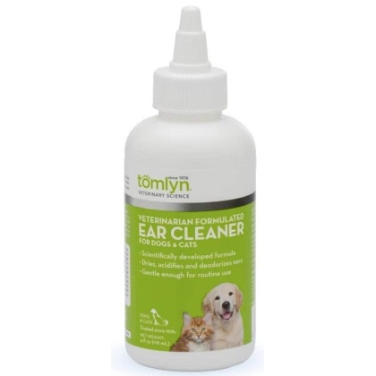 Tomlyn Veterinatrian Formulated Ear Cleaner for Dogs and Cats - 4 oz