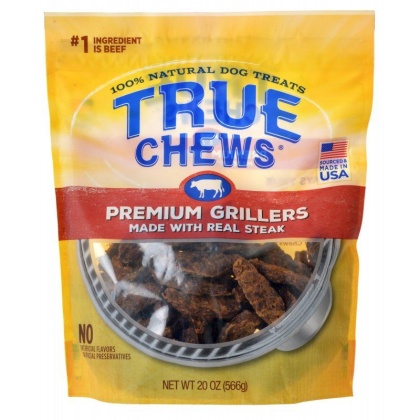 True Chews Premium Grillers with Real Steak - 20 oz