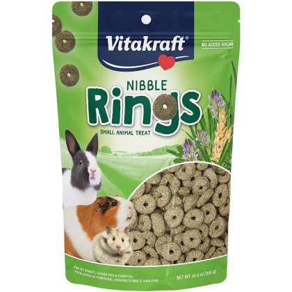 VitaKraft Nibble Rings Small Animal Treats - 10.5 oz