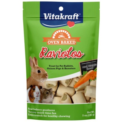 VitaKraft Raviolos Crunchy Treat for Small Animals - 5 oz