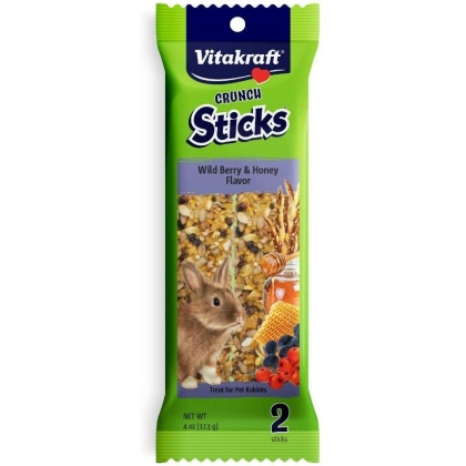 VitaKraft Wild Berry & Honey Flavor Crunch Sticks - 2 Sticks