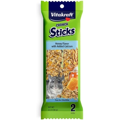 VitaKraft Crunch Sticks with Calcium for Chinchillas - 3.5 oz