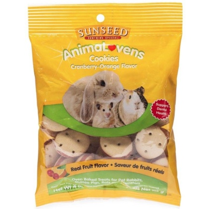 Sunseed AnimaLovens Cranberry Orange Cookies for Small Animals - 4 oz