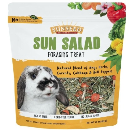 Sunseed Sun Salad Rabbit Foraging Treat - 10 oz