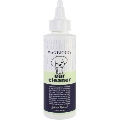 Wagberry Ear Cleaner for Dogs - 4 oz