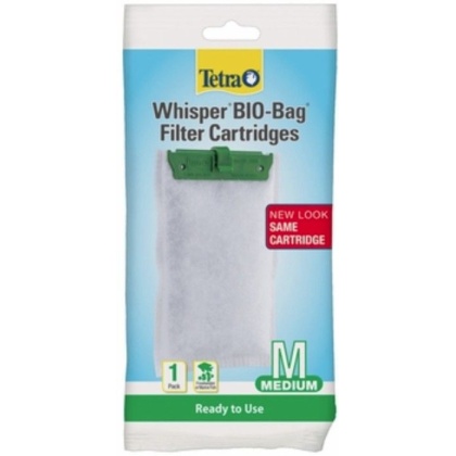 Tetra Bio-Bag Disposable Filter Cartridges - Medium - For Whisper 10, 10i, E, J & Micro Power Filters (1 Pack)