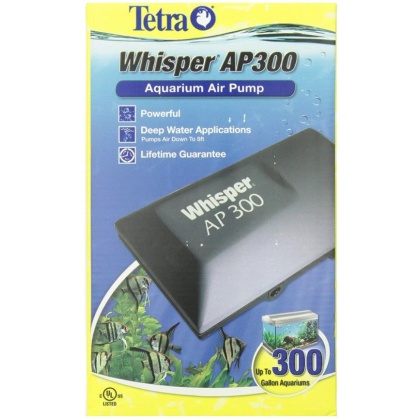 Tetra Whisper Air Pump - Deep Water - AP 300 - 2 Air Outlets (300 Gallons)