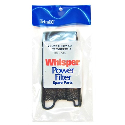 Tetra Whisper Bio Foam Grid Filter Replacement Kit - Whisper 10 Bio Foam Grid