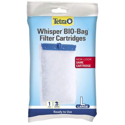 Tetra Bio-Bag Disposable Filter Cartridges - Large - For Whisper 20i, 40i, C, 20, 30, 40 & 60 Power Filters (1 Pack)